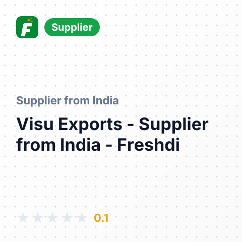 Visu Exports  – summary card, no photo uploaded yet