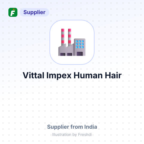 Vittal Impex Human Hair – summary card, no photo uploaded yet