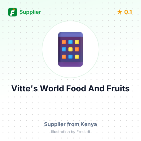 Vitte's World Food And Fruits  – summary card, no photo uploaded yet