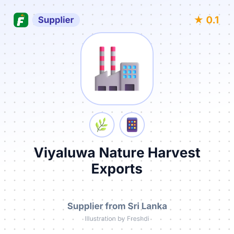 Viyaluwa Nature Harvest Exports  – summary card, no photo uploaded yet