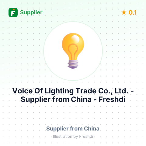 Voice Of Lighting Trade Co., Ltd.  – summary card, no photo uploaded yet
