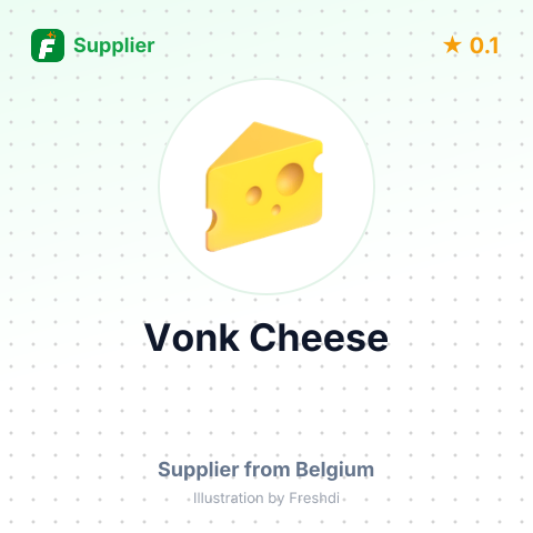 Vonk Cheese – summary card, no photo uploaded yet