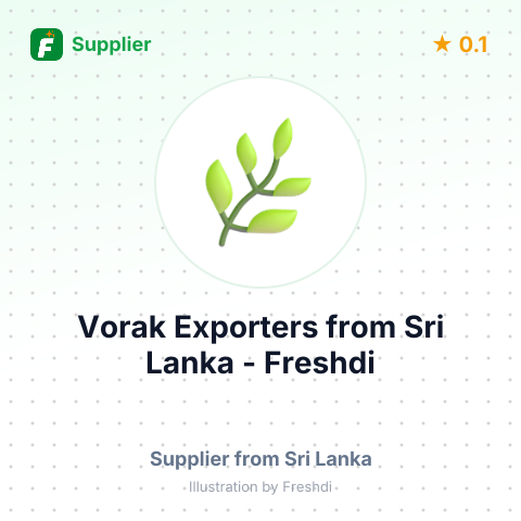 Vorak Exporters  – summary card, no photo uploaded yet