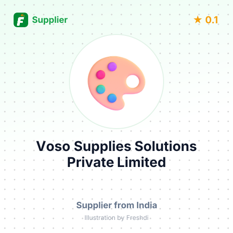 Voso Supplies Solutions Private Limited  – summary card, no photo uploaded yet