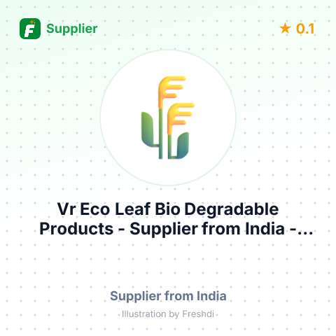 Vr Eco Leaf Bio Degradable Products  – summary card, no photo uploaded yet