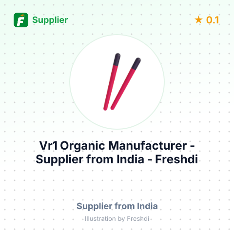 Vr1 Organic Manufacturer  – summary card, no photo uploaded yet