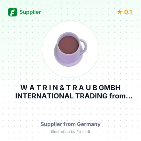 W A T R I N & T R A U B GMBH INTERNATIONAL TRADING – summary card, no photo uploaded yet