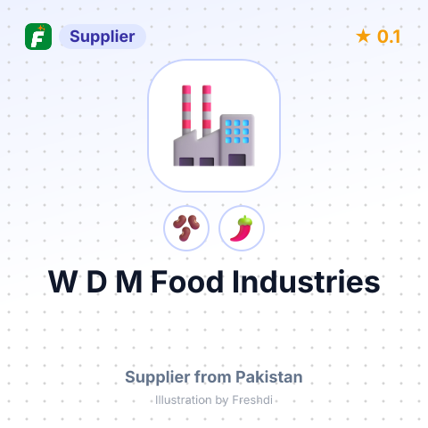 W D M Food Industries  – summary card, no photo uploaded yet
