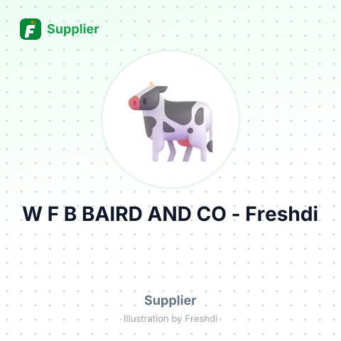 W F B BAIRD AND CO – summary card, no photo uploaded yet