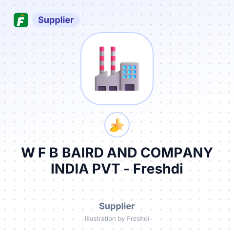 W F B BAIRD AND COMPANY INDIA PVT – summary card, no photo uploaded yet