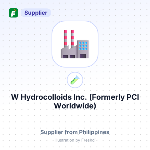 W Hydrocolloids, Inc. (Formerly PCI Worldwide) – summary card, no photo uploaded yet