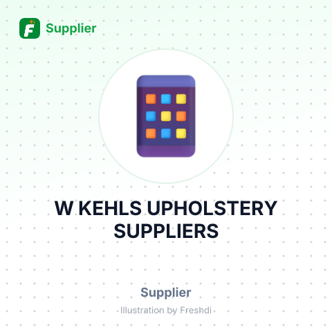W KEHLS UPHOLSTERY SUPPLIERS – summary card, no photo uploaded yet