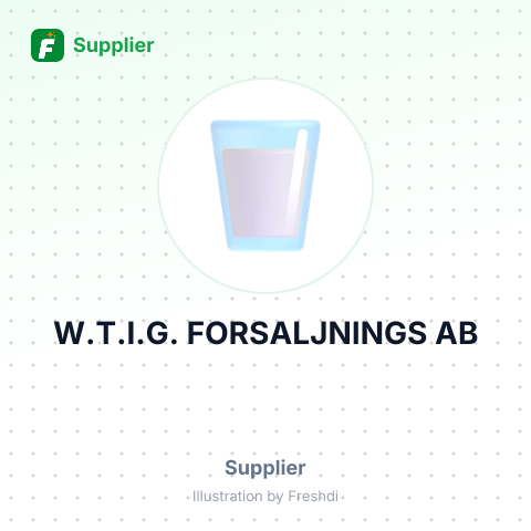 W.T.I.G. FORSALJNINGS AB – summary card, no photo uploaded yet