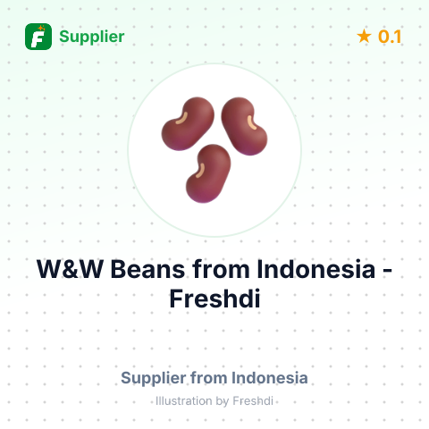 W&W Beans  – summary card, no photo uploaded yet