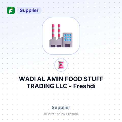WADI AL AMIN FOOD STUFF TRADING LLC – summary card, no photo uploaded yet