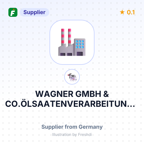WAGNER GMBH & CO.ÖLSAATENVERARBEITUNGS KG – summary card, no photo uploaded yet