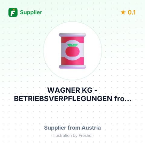 WAGNER KG - BETRIEBSVERPFLEGUNGEN – summary card, no photo uploaded yet