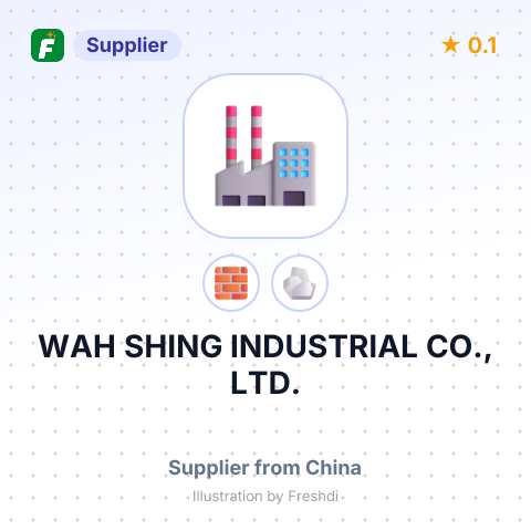 WAH SHING INDUSTRIAL CO., LTD. – summary card, no photo uploaded yet