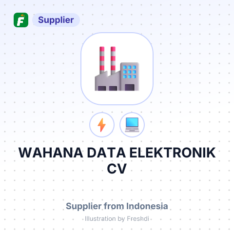 WAHANA DATA ELEKTRONIK CV – summary card, no photo uploaded yet