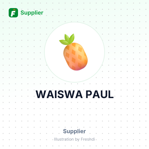 WAISWA PAUL – summary card, no photo uploaded yet