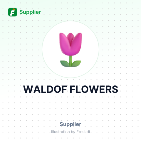 WALDOF FLOWERS – summary card, no photo uploaded yet