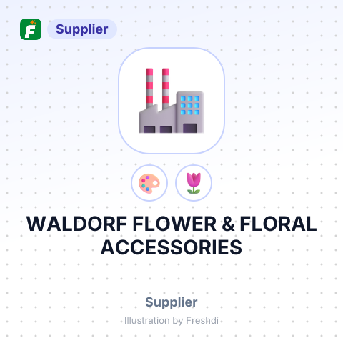 WALDORF FLOWER & FLORAL ACCESSORIES – summary card, no photo uploaded yet