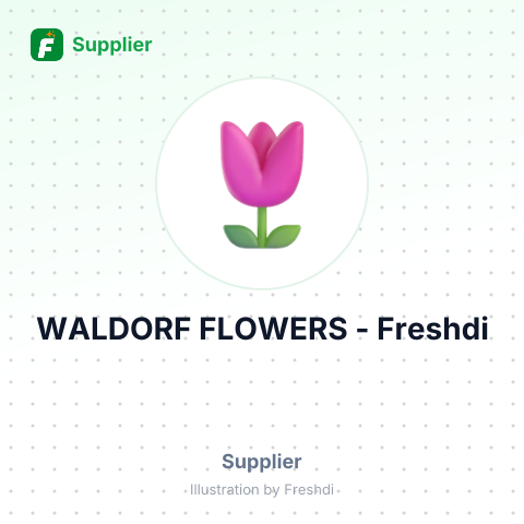 WALDORF FLOWERS – summary card, no photo uploaded yet
