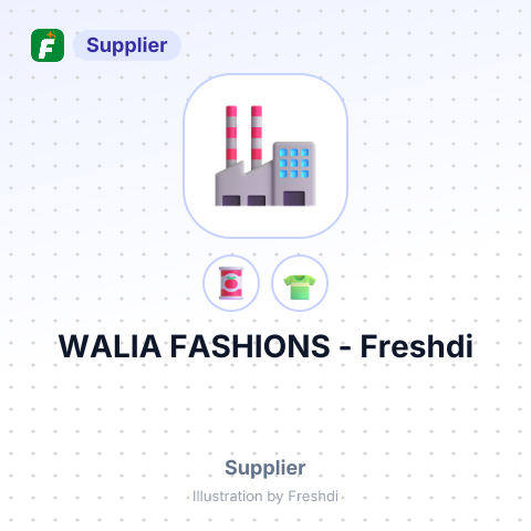 WALIA FASHIONS – summary card, no photo uploaded yet
