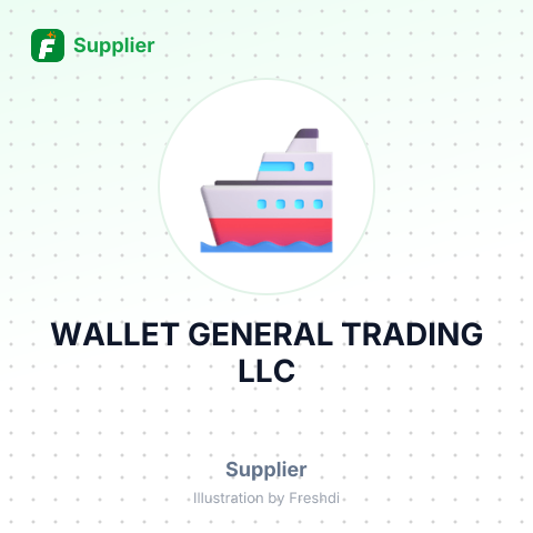 WALLET GENERAL TRADING LLC – summary card, no photo uploaded yet