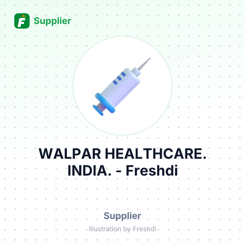WALPAR HEALTHCARE. INDIA. – summary card, no photo uploaded yet