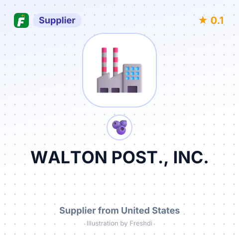 WALTON POST., INC. – summary card, no photo uploaded yet