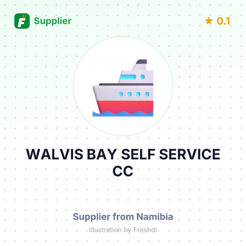 WALVIS BAY SELF SERVICE CC – summary card, no photo uploaded yet