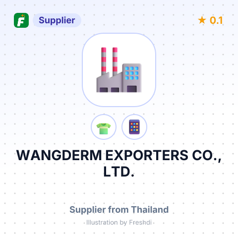 WANGDERM EXPORTERS CO., LTD. – summary card, no photo uploaded yet