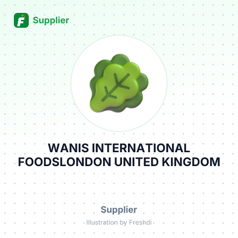 WANIS INTERNATIONAL FOODSLONDON UNITED KINGDOM – summary card, no photo uploaded yet