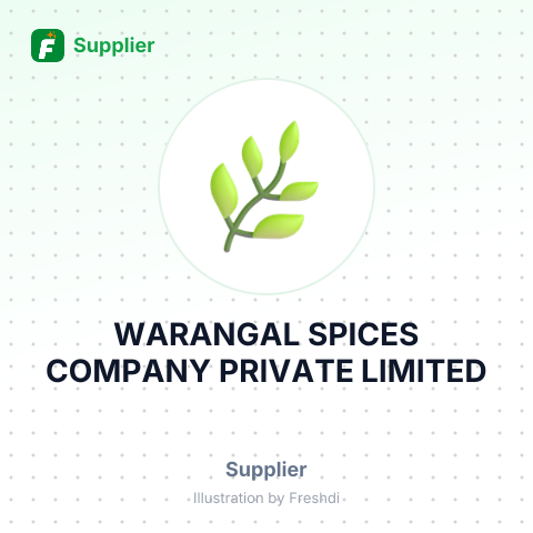 WARANGAL SPICES COMPANY PRIVATE LIMITED – summary card, no photo uploaded yet