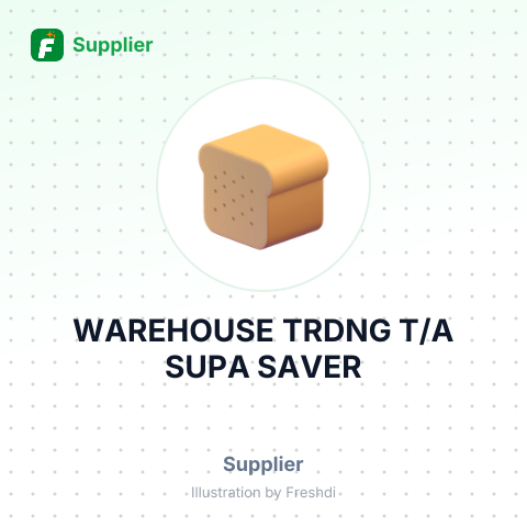 WAREHOUSE TRDNG T/A SUPA SAVER – summary card, no photo uploaded yet