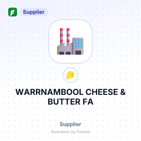 WARRNAMBOOL CHEESE & BUTTER FA – summary card, no photo uploaded yet