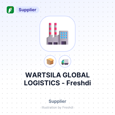 WARTSILA GLOBAL LOGISTICS – summary card, no photo uploaded yet