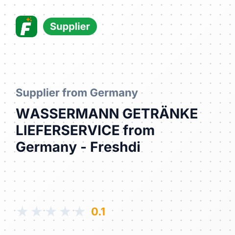 WASSERMANN GETRÄNKE LIEFERSERVICE – summary card, no photo uploaded yet