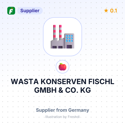 WASTA KONSERVEN FISCHL GMBH & CO. KG – summary card, no photo uploaded yet