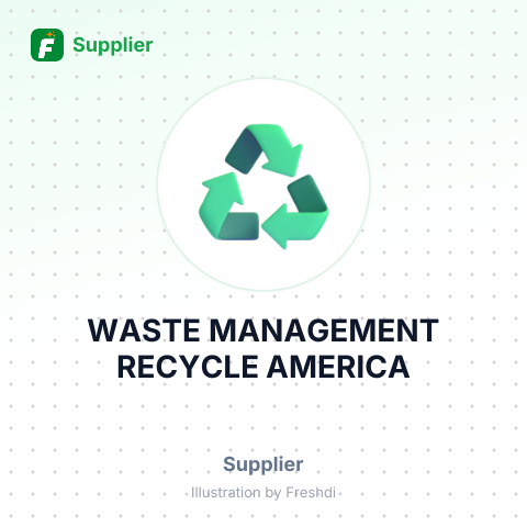 WASTE MANAGEMENT RECYCLE AMERICA – summary card, no photo uploaded yet