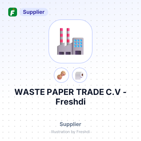 WASTE PAPER TRADE C.V – summary card, no photo uploaded yet