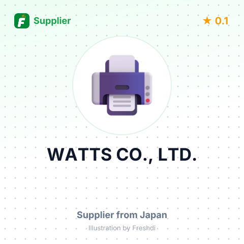 WATTS CO., LTD. – summary card, no photo uploaded yet