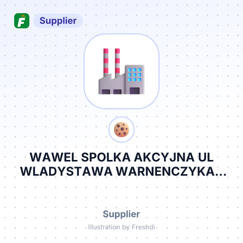 WAWEL SPOLKA AKCYJNA UL WLADYSTAWA WARNENCZYKA – summary card, no photo uploaded yet
