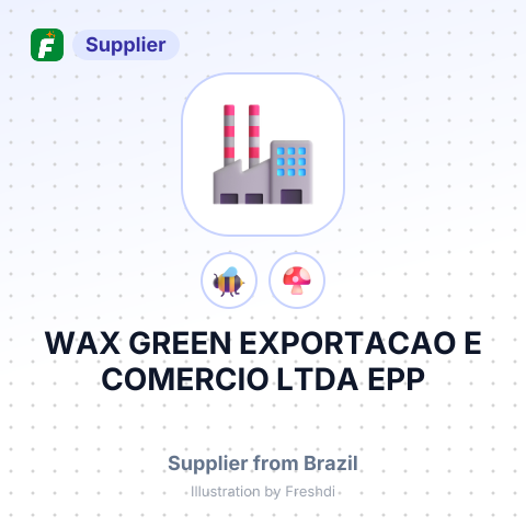 WAX GREEN EXPORTACAO E COMERCIO LTDA EPP – summary card, no photo uploaded yet