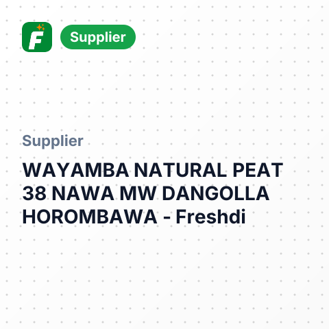 WAYAMBA NATURAL PEAT 38 NAWA MW DANGOLLA HOROMBAWA – summary card, no photo uploaded yet