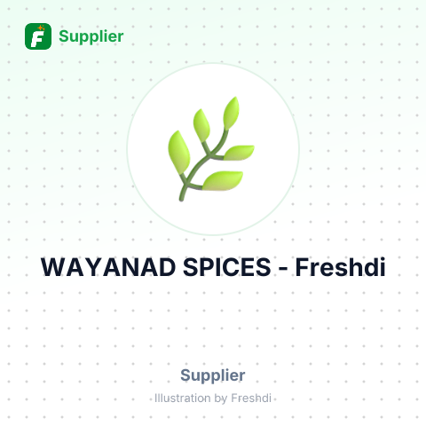 WAYANAD SPICES – summary card, no photo uploaded yet
