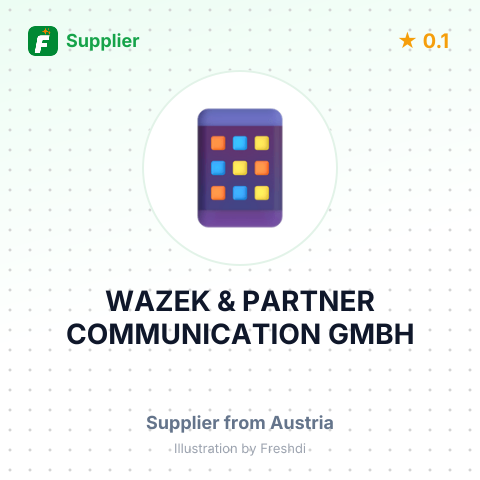 WAZEK & PARTNER COMMUNICATION GMBH – summary card, no photo uploaded yet