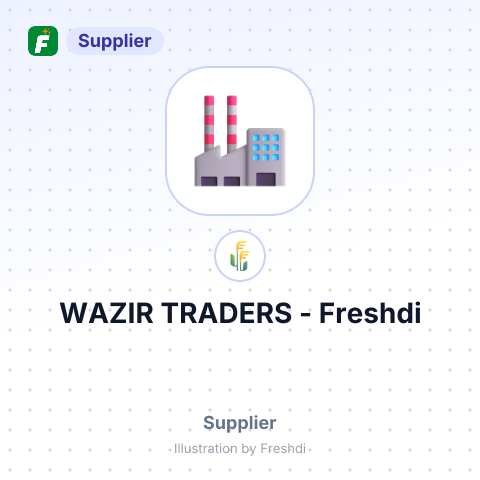 WAZIR TRADERS – summary card, no photo uploaded yet