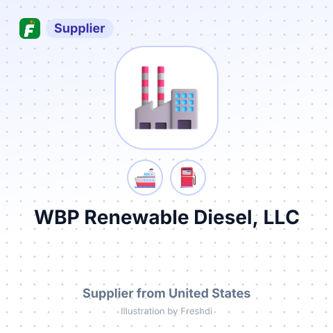 WBP Renewable Diesel, LLC – summary card, no photo uploaded yet